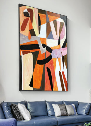 Hand-Painted Abstract Oil Painting