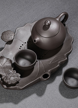 Purple Sand Tea Tray