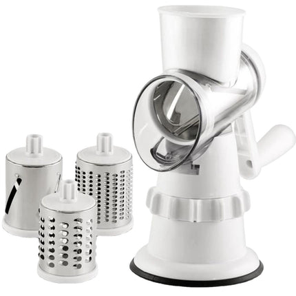 Cortador de verduras 3 en 1, accesorios de cocina manuales, rallador