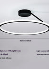 Black 50cm / Electrodeless Dimming