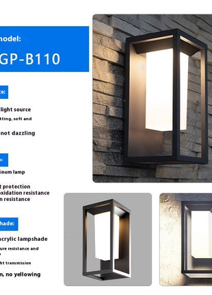 Outdoor Waterproof Wall Lamp