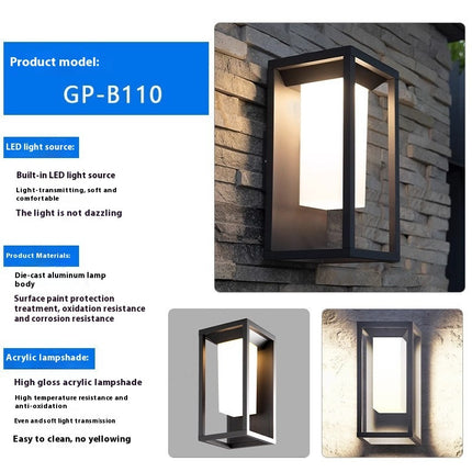 Outdoor Waterproof Wall Lamp
