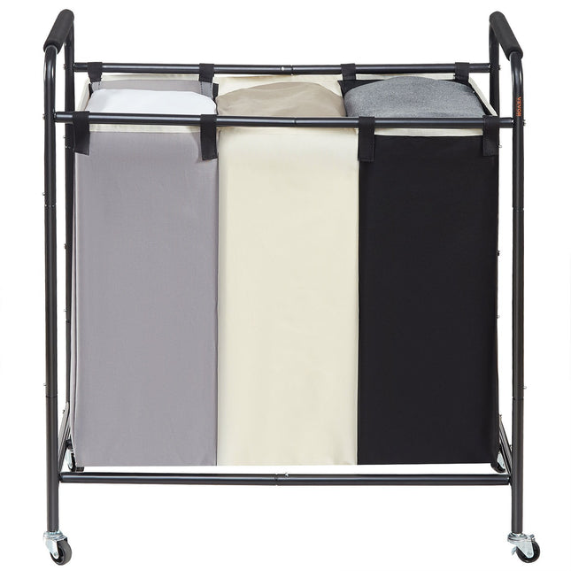 VEVOR 3-Section Laundry Basket