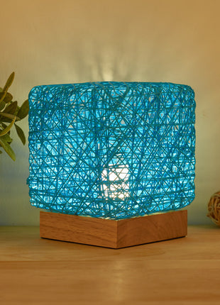 Handwoven Rattan Table Lamp