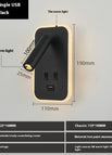 3W Warm Light / 3131 Single USB Black