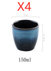 4pcs Starry blue