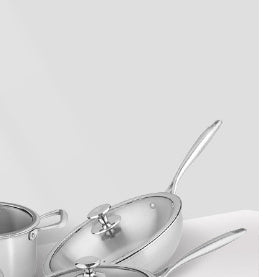Juego de utensilios de cocina antiadherentes de fondo plano sin revestimiento Instale el juego completo