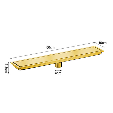 Stainless Steel Rectangular Bathroom Shower Floor Drain