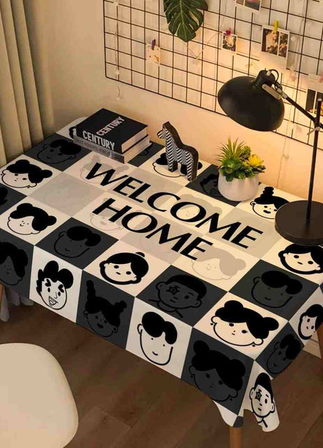 Cartoon Rectangular Tablecloth