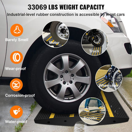 VEVOR Rubber Curb Ramp