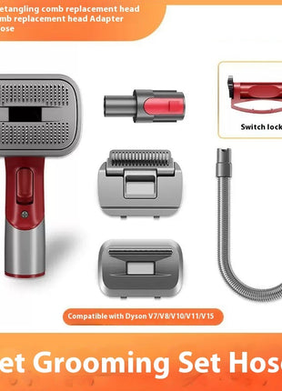 Pet Grooming Vacuum Attachment Kit ⭐