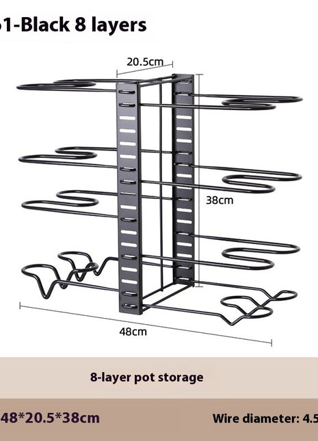 Foldable Kitchen Rack