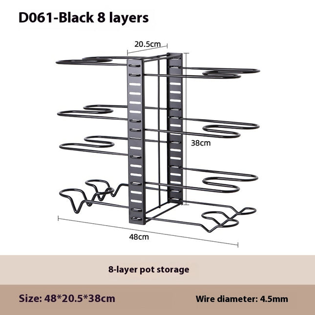 Foldable Kitchen Rack