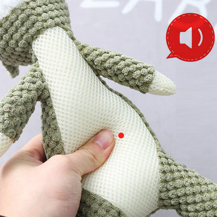 Plush Cartoon Puppy Dog Toy Pet Dog Chew Squeak Toys