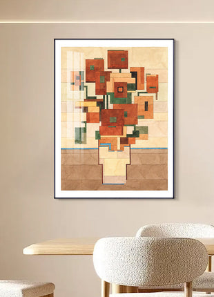 Floral Architectural Wall Art