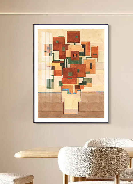 Floral Architectural Wall Art