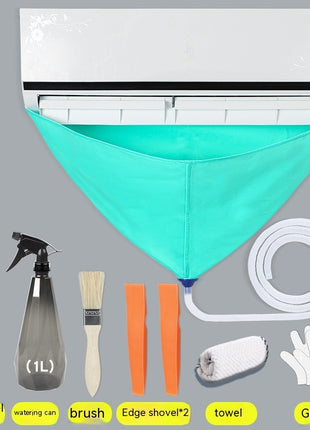 Funda impermeable para aire acondicionado, juego completo de herramientas de limpieza.