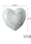 4inch grey peach sauce dish