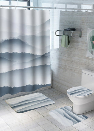 Chinese Landscape Shower Curtain