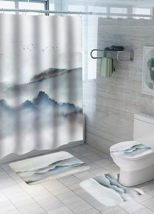 Chinese Landscape Shower Curtain