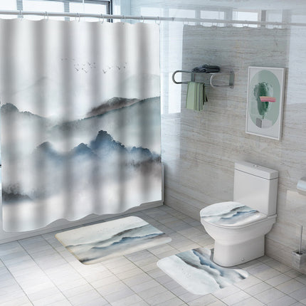 Chinese Landscape Shower Curtain