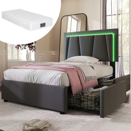 Wooden Storage Bed Bed Frame