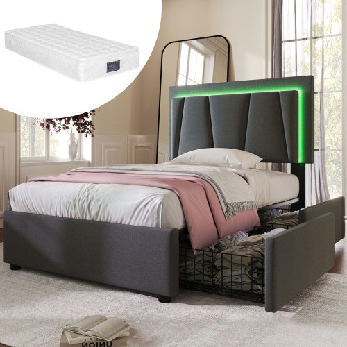 Wooden Storage Bed Bed Frame