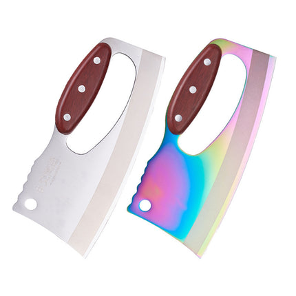 Cuchillo de cocina con mango de madera veteada Suministros de cocina
