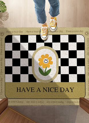 Home Fashion Floor Mat Checkerboard