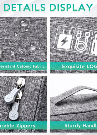 Travel Electronics Organizer Bag