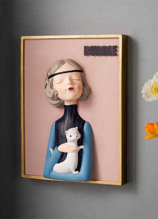 Bubble Girl Decorative Figurine