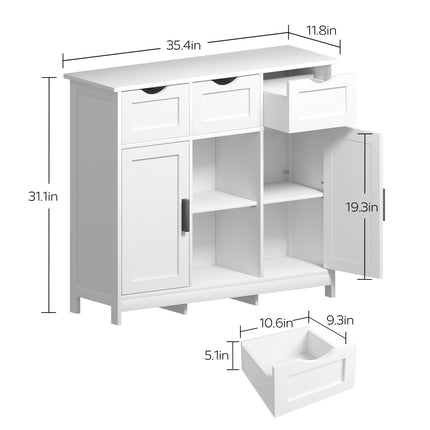 Cabinets With Drawers And Shelves, Living Room, Bedroom