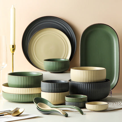 Minimalist Bowl & Plate Set