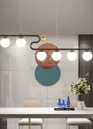 Modern Rectangular Dining Table Light