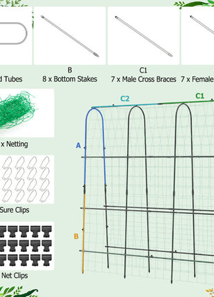 U-Shaped Garden Trellis