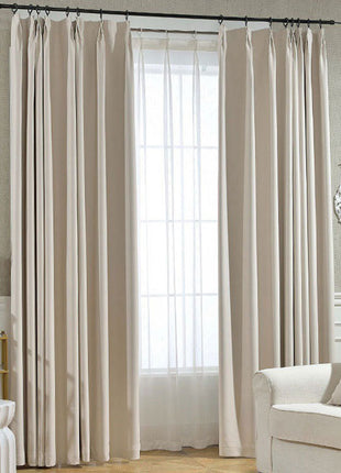 Cortinas opacas de chenilla con estampado de espiga para el hogar