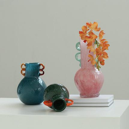 Hallway Soft Outfit Countertop Decoration Colorful Vase
