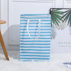 Blue And White Stripes / Length 40 Width 30 Height 60