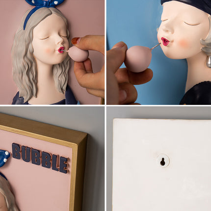 Bubble Girl Living Room Children's Room Decoration