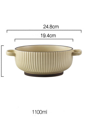 Vajilla y vajilla de combinación de cuenco y plato sencillos Wind