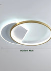 Oro / 40 centímetros / luz blanca