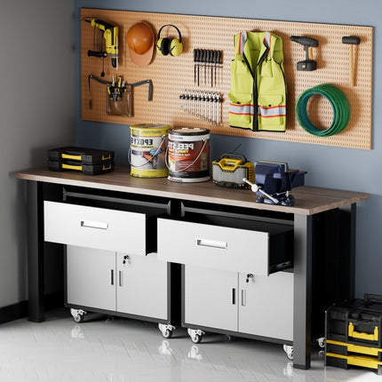 Metal Garage Cabinet, Rolling Tool Box With Wheels, Banned Platform Temu