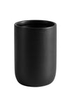 Vaso de enjuague bucal negro