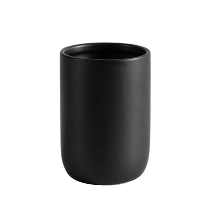 Matte Black Bathroom Accessory Set