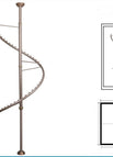 Coat hanger gold large