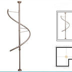 Coat hanger gold large