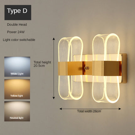 Nordic Gold Wall Lamp
