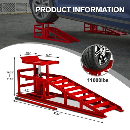 2-Pack 5-Ton Low-Profile Car Ramps