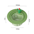 Junta ensanchada verde