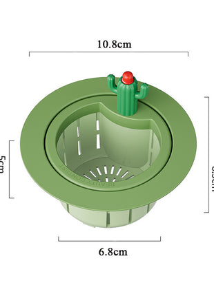 Filtro de fregadero Cactus para cocina, innovador filtro de malla